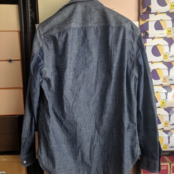 Louis Vuitton Blue Denim Shirt (runs very small) - Picture 9 of 14